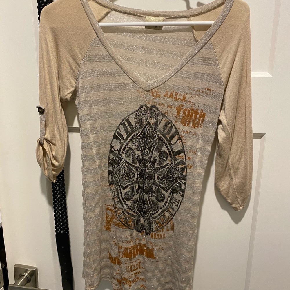 Daytrip sequin shirt size small